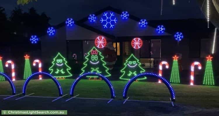Christmas Light display at 8 Alfred Close, Traralgon