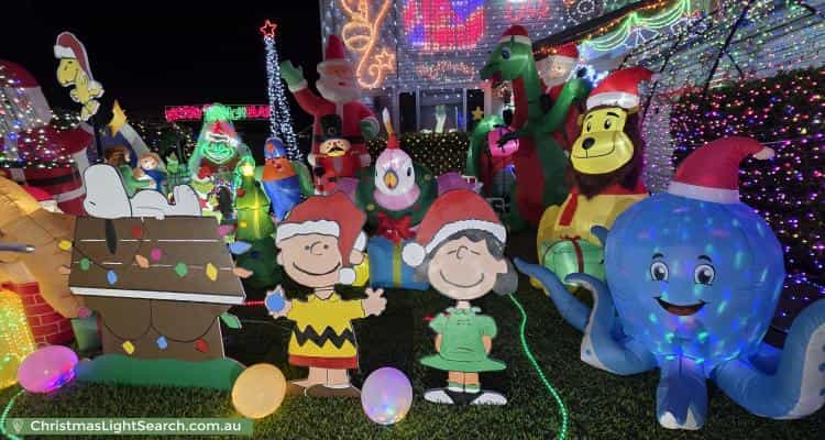 Christmas Light display at 1 Long Street, Clontarf