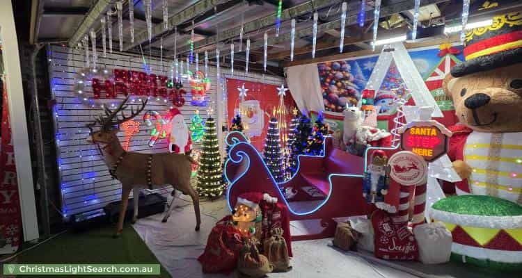 Christmas Light display at 1 Long Street, Clontarf