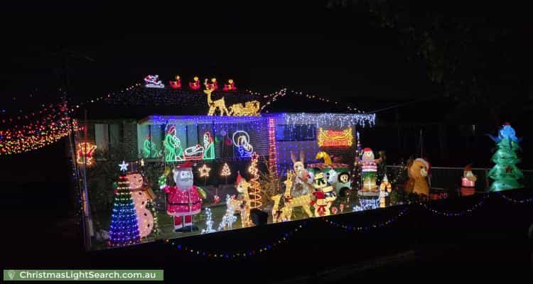 Christmas Light display at 30 Binna Burra Street, Villawood
