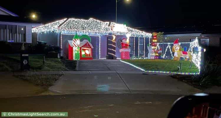 Christmas Light display at 19 Trask Rise, Bacchus Marsh