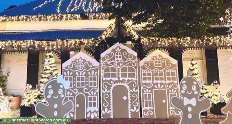 Christmas Light display at 15 Clarke Street, Freeling