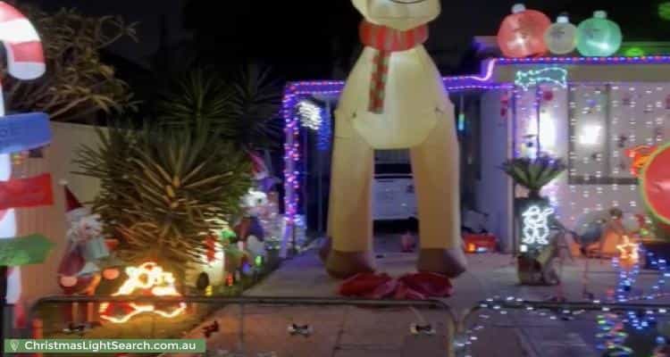 Christmas Light display at 11 Rugby Avenue, Croydon Park
