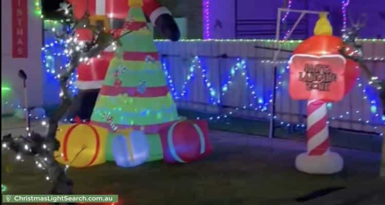 Christmas Light display at 11 Rugby Avenue, Croydon Park