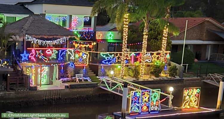Christmas Light display at  The Drawbridge, Runaway Bay