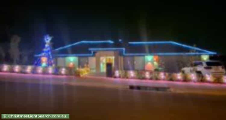 Christmas Light display at 57 Fergusson Avenue, Craigburn Farm