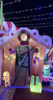 Christmas Light display at 21 Ocean Shores Edge, Connolly