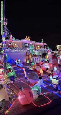 Christmas Light display at 21 Ocean Shores Edge, Connolly