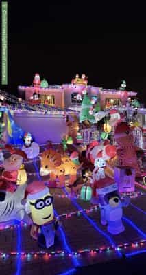 Christmas Light display at 21 Ocean Shores Edge, Connolly