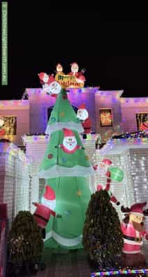 Christmas Light display at 21 Ocean Shores Edge, Connolly