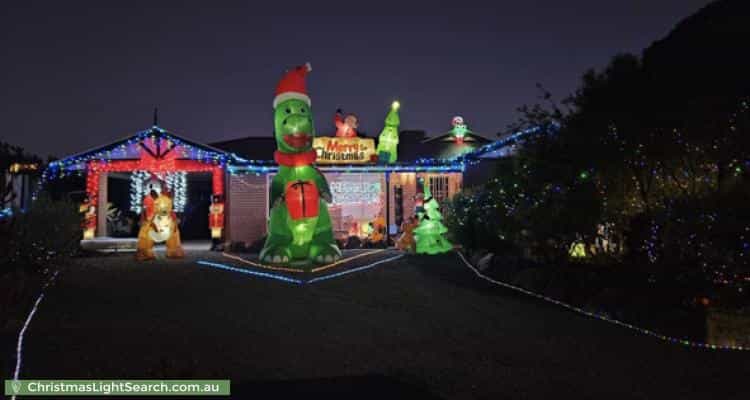 Christmas Light display at 7 Charles Fry Court, Williamstown