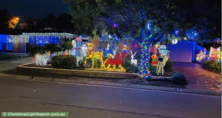 Christmas Light display at  Nautilus Square, Seaford Rise