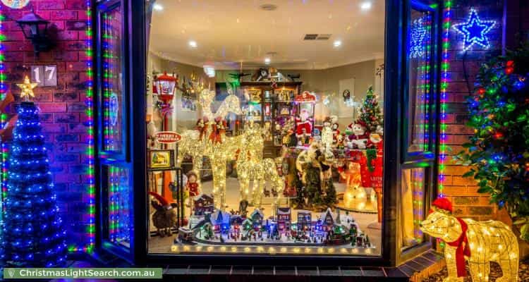 Christmas Light display at 17 Middleton Circuit, Gowrie