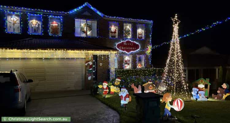 Christmas Light display at 13 Silverbirch Avenue, Mardi