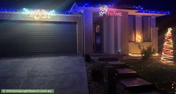 Christmas Light display at 4 Largo Circuit, Junction Village