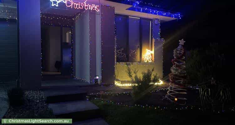Christmas Light display at 4 Largo Circuit, Junction Village