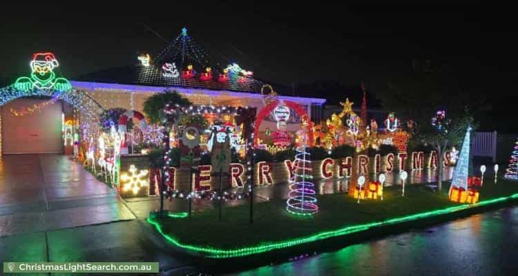 Christmas Light display at 37 Flinders Street, Keilor Park
