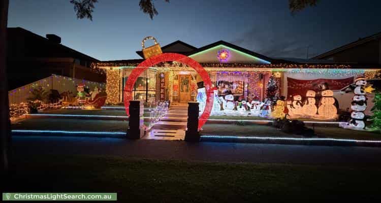Christmas Light display at 15 Monte Carlo Drive, Point Cook