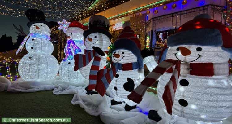Christmas Light display at 15 Monte Carlo Drive, Point Cook