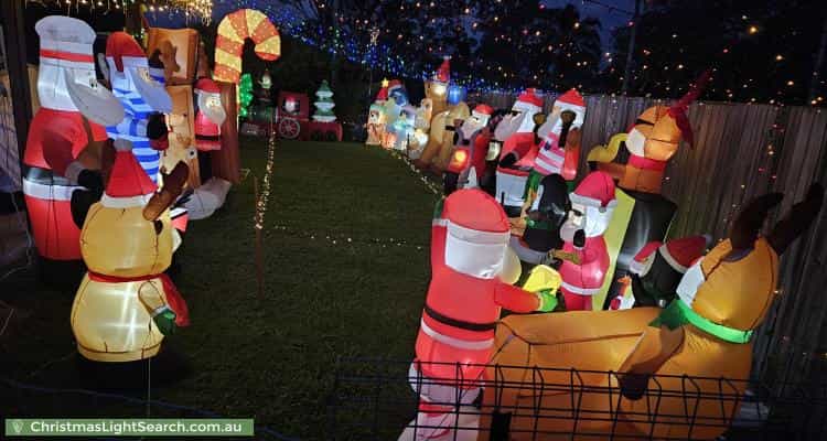 Christmas Light display at 21 Maurice Court, Eagleby