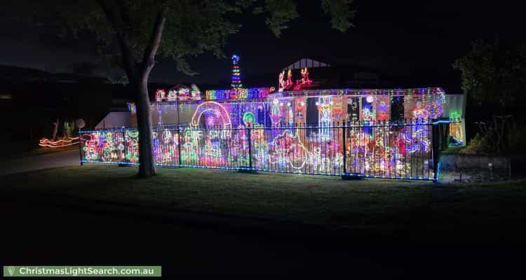 Christmas Light display at  Calilly Way, Baldivis