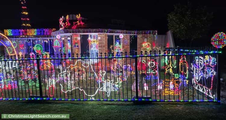 Christmas Light display at  Calilly Way, Baldivis
