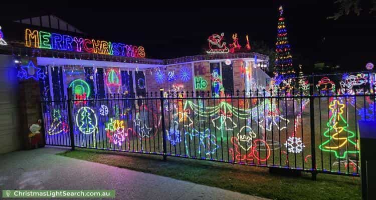 Christmas Light display at  Calilly Way, Baldivis