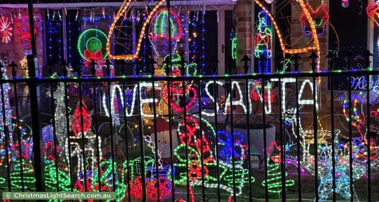Christmas Light display at  Calilly Way, Baldivis