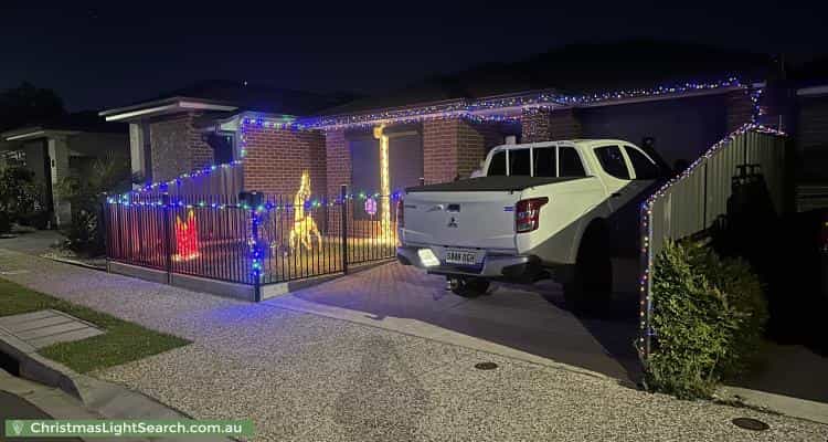 Christmas Light display at 19 Agius Court, Largs North