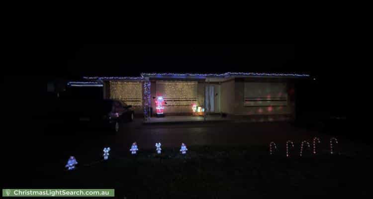 Christmas Light display at 5 Blackwood Court, Ridgehaven