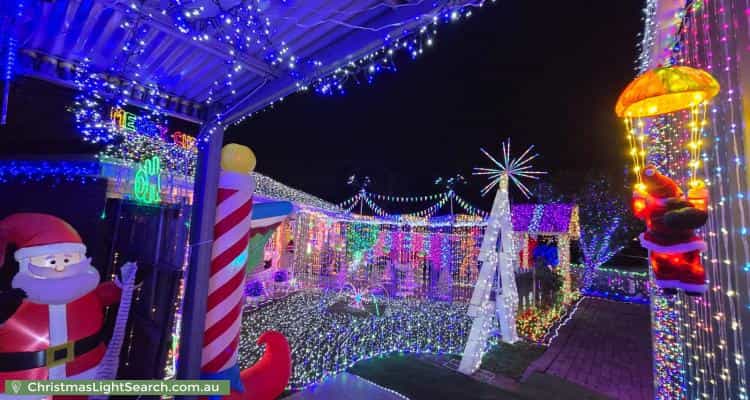 Christmas Light display at 11 Robyn Court, Hampton Park