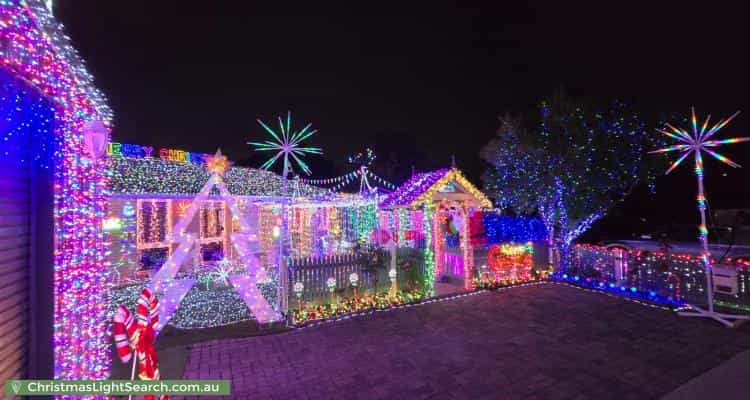 Christmas Light display at 11 Robyn Court, Hampton Park