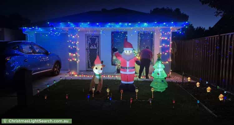 Christmas Light display at  Broxmore Street, Elizabeth North
