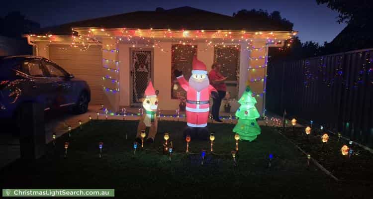 Christmas Light display at  Broxmore Street, Elizabeth North