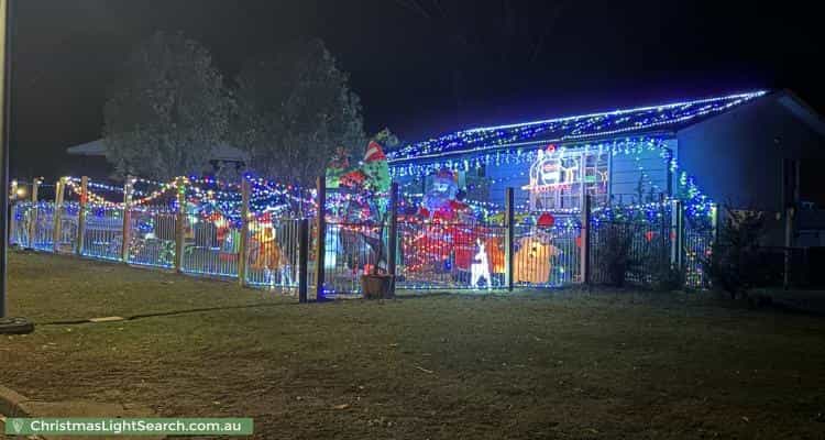 Christmas Light display at 97 Fourth Street, Weston