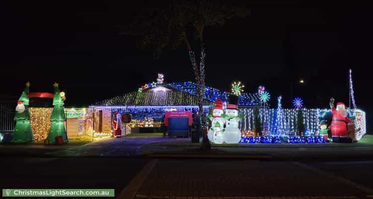 Christmas Light display at 22 Golden Avenue, Calamvale