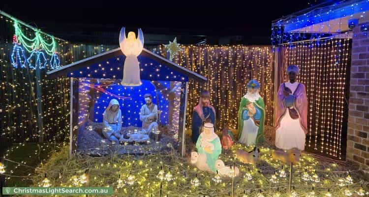 Christmas Light display at 22 Golden Avenue, Calamvale