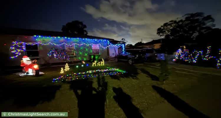 Christmas Light display at 83 Sampson Road, Elizabeth Grove