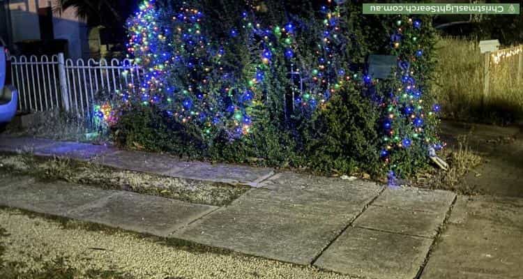 Christmas Light display at 83 Sampson Road, Elizabeth Grove