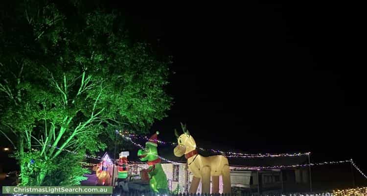Christmas Light display at 1 Explorer Street, Raceview