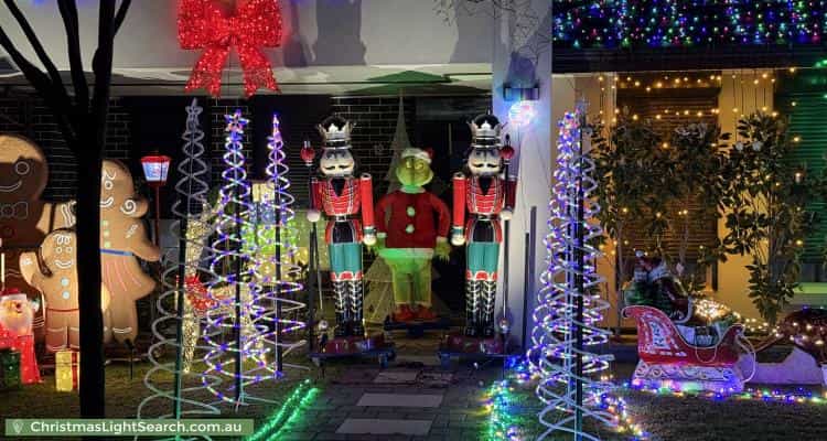 Christmas Light display at  Pine Avenue, Virginia