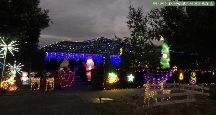 Christmas Light display at 14 Ellen Road, Narre Warren South