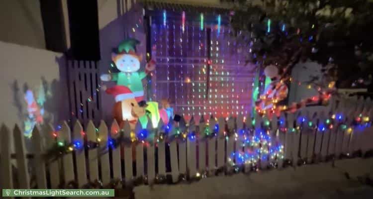 Christmas Light display at  Vincent Street, Adelaide