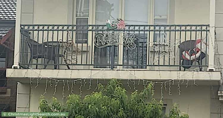 Christmas Light display at 36A Waterloo Street, Glenelg