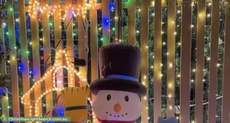 Christmas Light display at  Albara Road, Ingle Farm