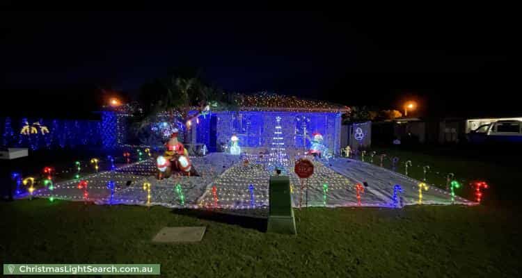 Christmas Light display at 24 Rainbird Circuit, Kallangur