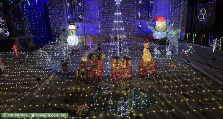 Christmas Light display at 24 Rainbird Circuit, Kallangur