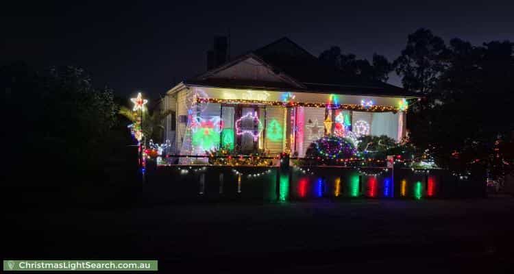 Christmas Light display at 9 Millett Street, Saint Arnaud
