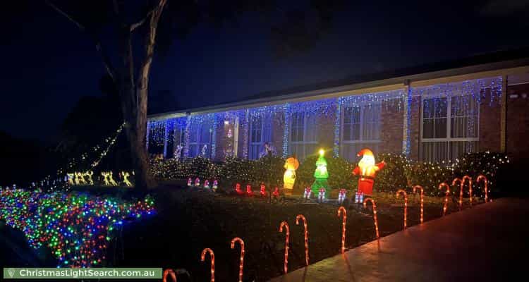 Christmas Light display at 49 Maltby Circuit, Wanniassa