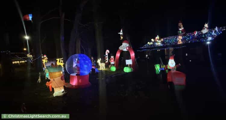 Christmas Light display at  Mayfield Road, Cranbourne East